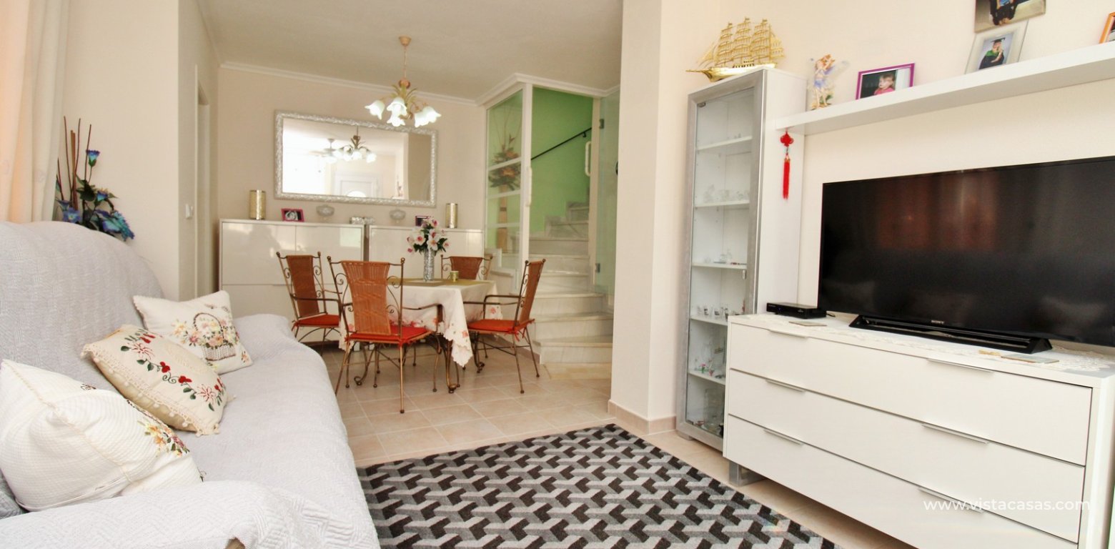 South-East facing 3 bedroom quad in Residencial Avalon Playa Flamenca lounge 2