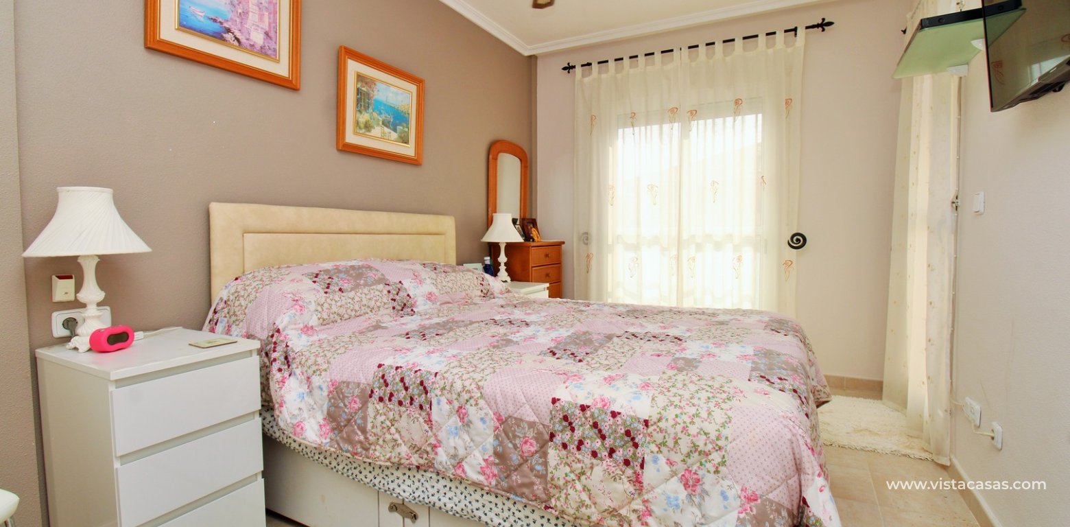 South-East facing 3 bedroom quad in Residencial Avalon Playa Flamenca master bedroom