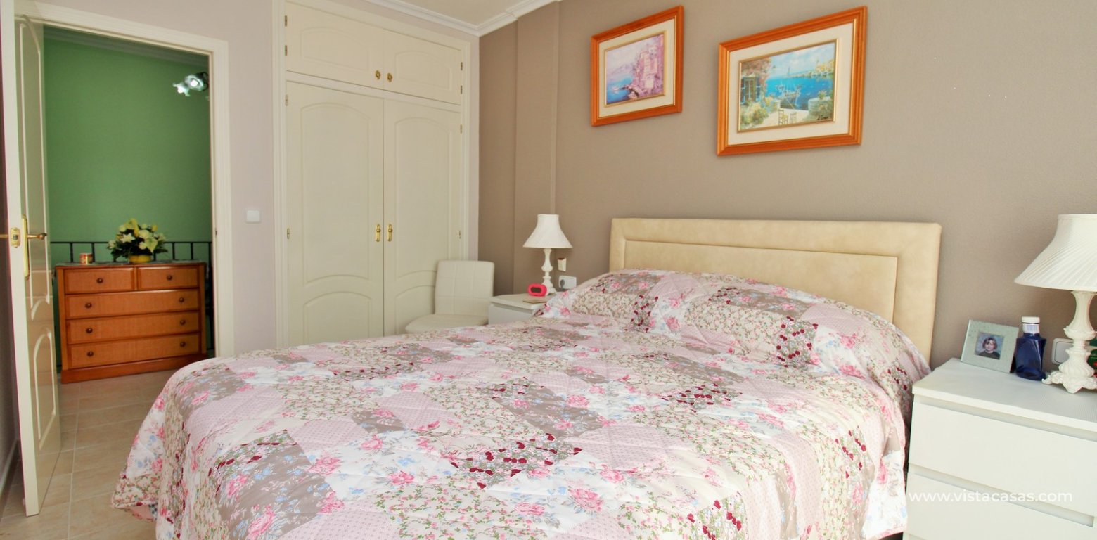 South-East facing 3 bedroom quad in Residencial Avalon Playa Flamenca master bedroom fitted wardrobes