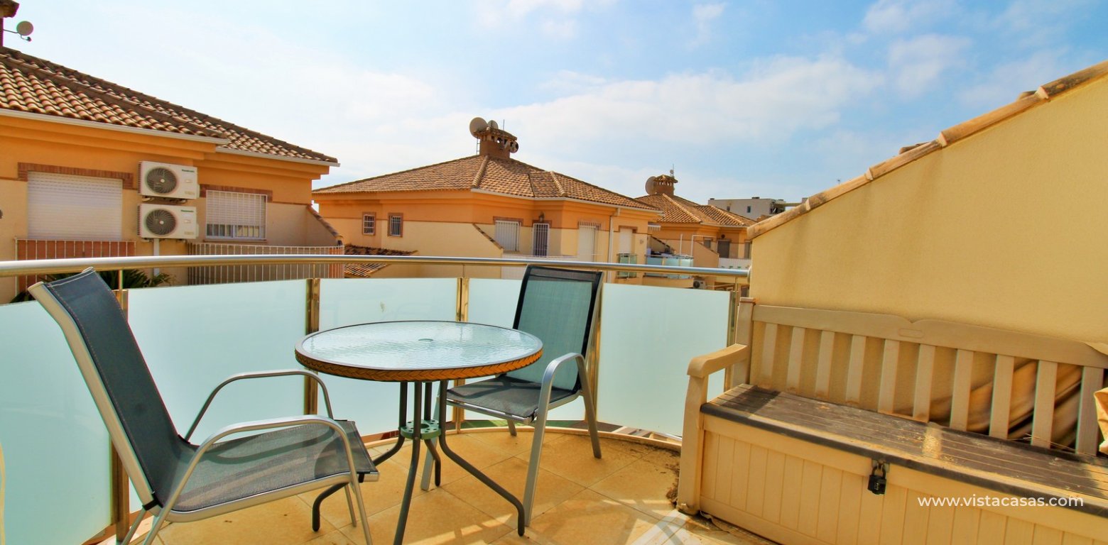 South-East facing 3 bedroom quad in Residencial Avalon Playa Flamenca balcony