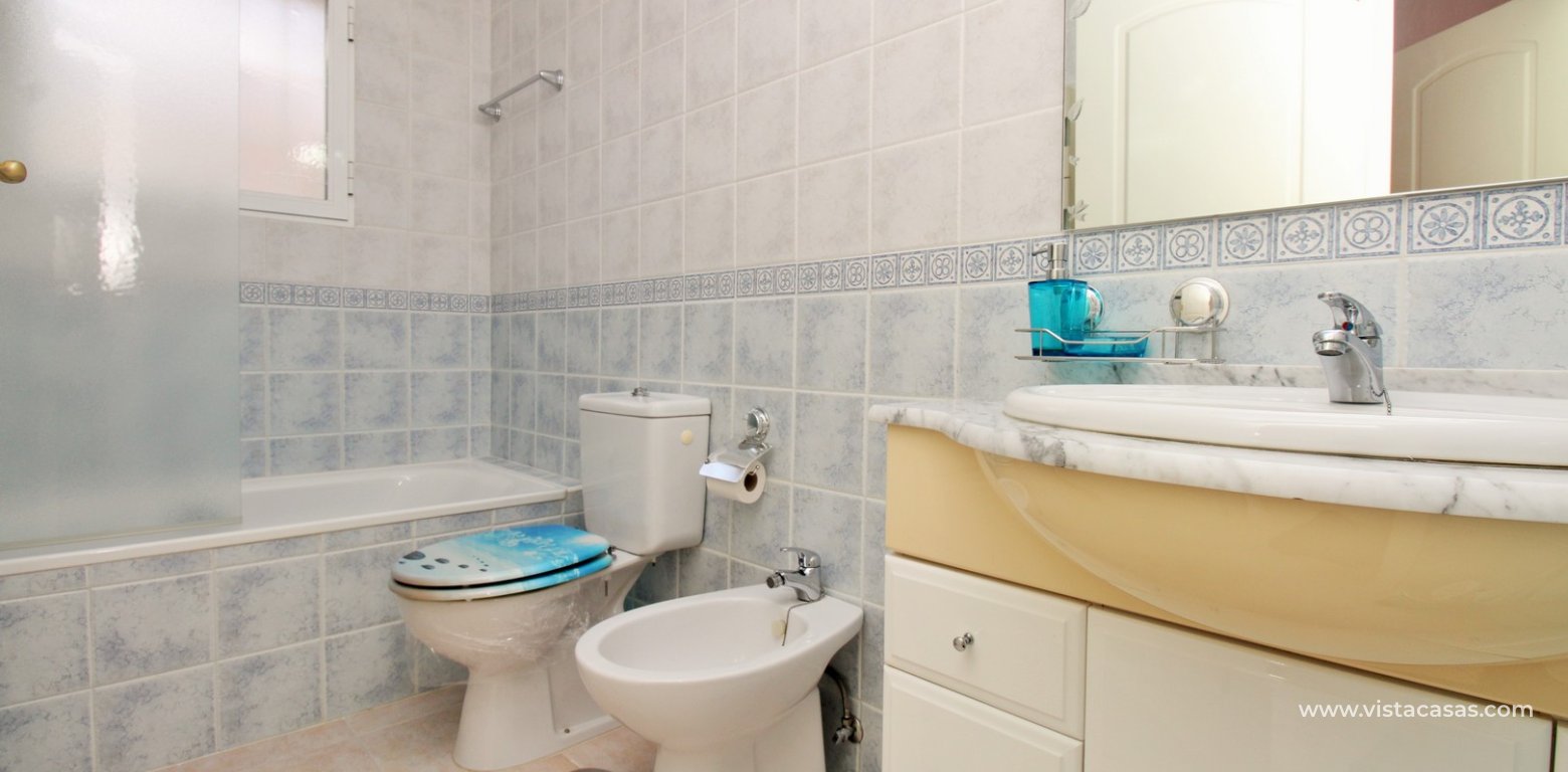 South-East facing 3 bedroom quad in Residencial Avalon Playa Flamenca bathroom