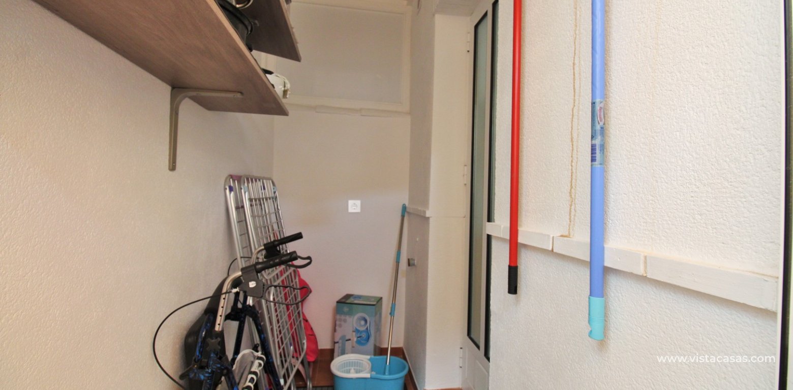 South-East facing 3 bedroom quad in Residencial Avalon Playa Flamenca utility room