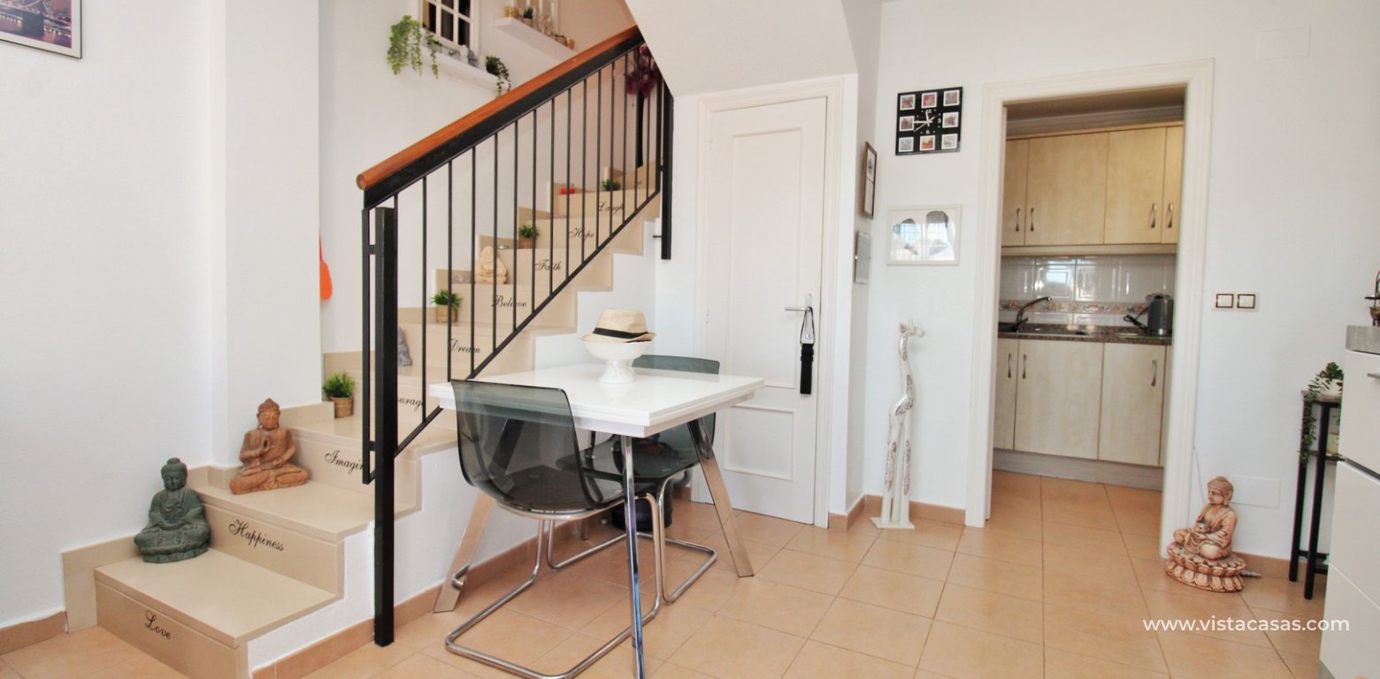 3 bedroom quad with sea views in Vista Azul Villamartin dining area