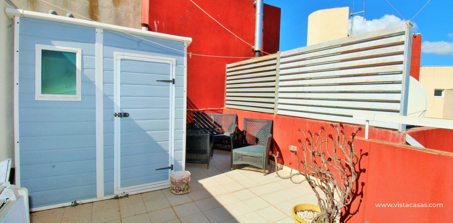 3 bedroom quad with sea views in Vista Azul Villamartin roof solarium