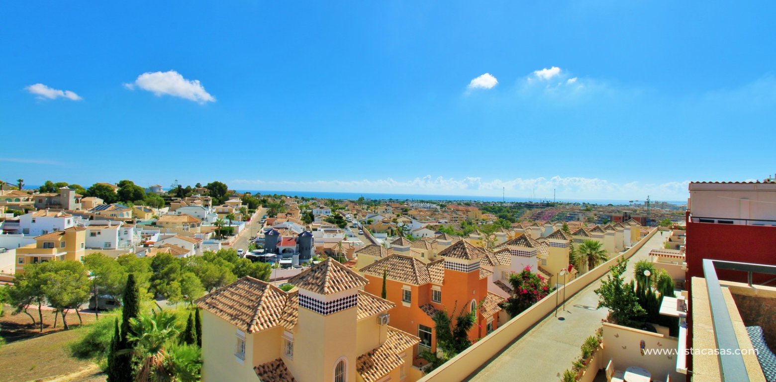 3 bedroom quad with sea views in Vista Azul Villamartin solarium sea views