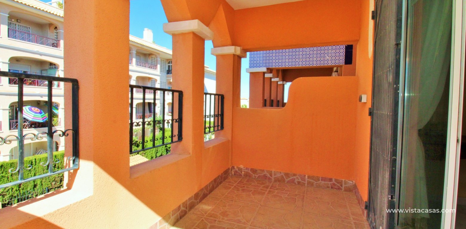 3 bedroom duplex apartment in Parque del Duque Playa Flamenca master balcony