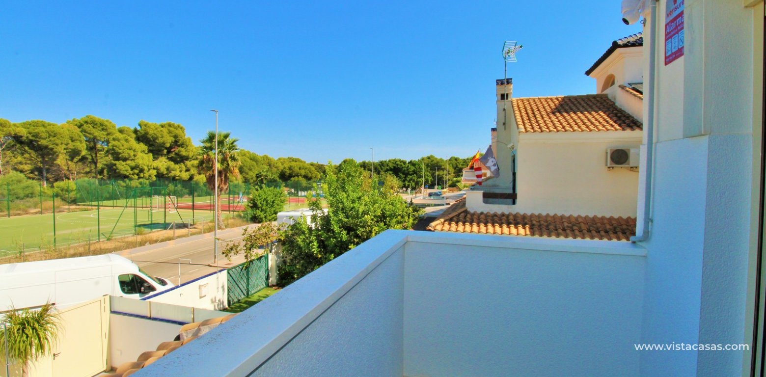 Beachside semi-detached house for sale in Mil Palmeras with private swimming pool balcony