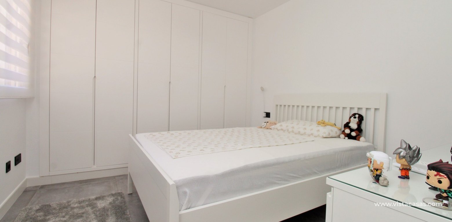 Beachside semi-detached house for sale in Mil Palmeras with private swimming pool double bedroom