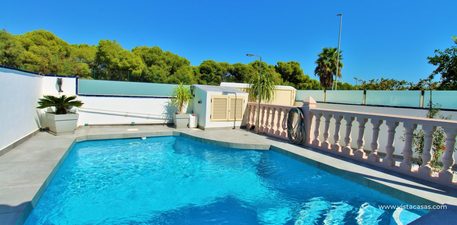Beachside semi-detached house for sale in Mil Palmeras with private swimming pool salt private pool