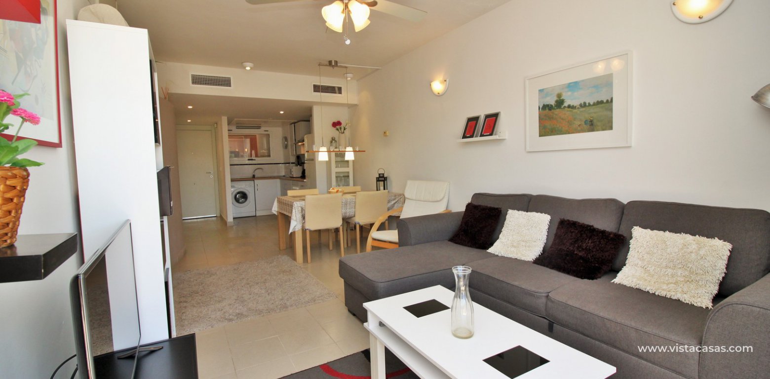 South facing penthouse apartment for sale in El Rincon Playa Flamenca lounge