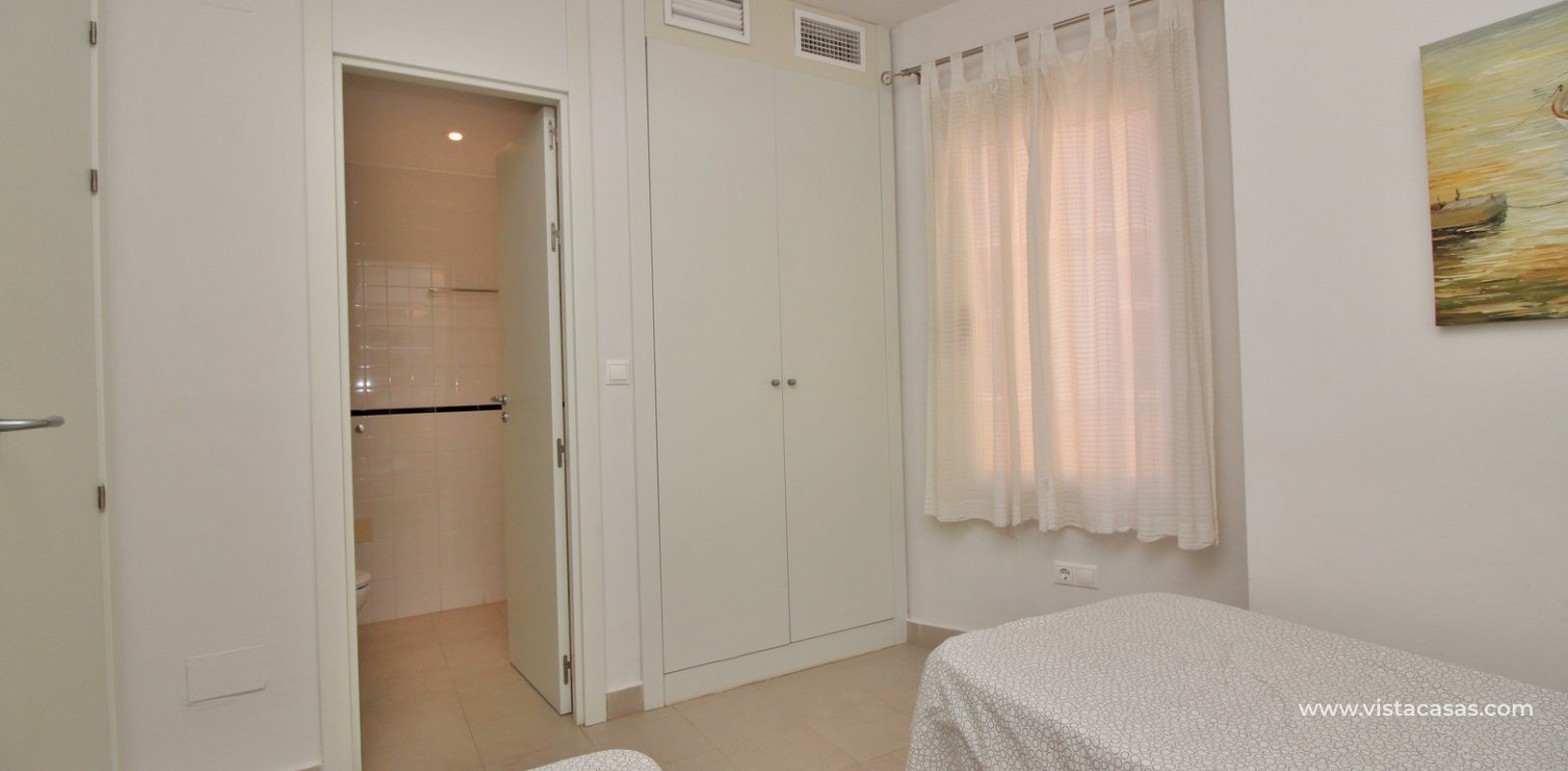 South facing penthouse apartment for sale in El Rincon Playa Flamenca twin bedroom fitted wardrobes