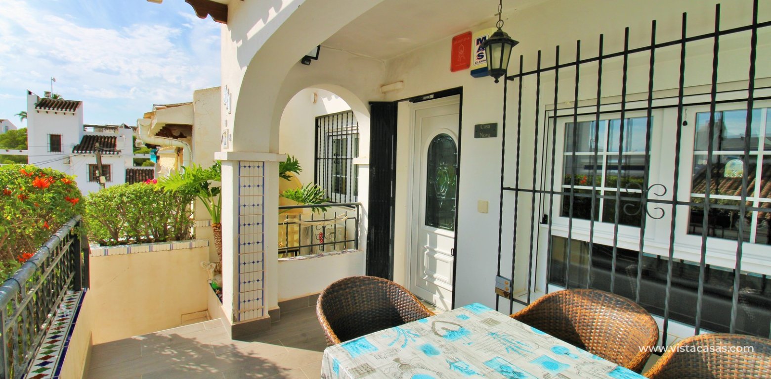ully renovated 3 bedroom Buhardilla townhouse for sale in Verdemar III Villamartin terrace 2