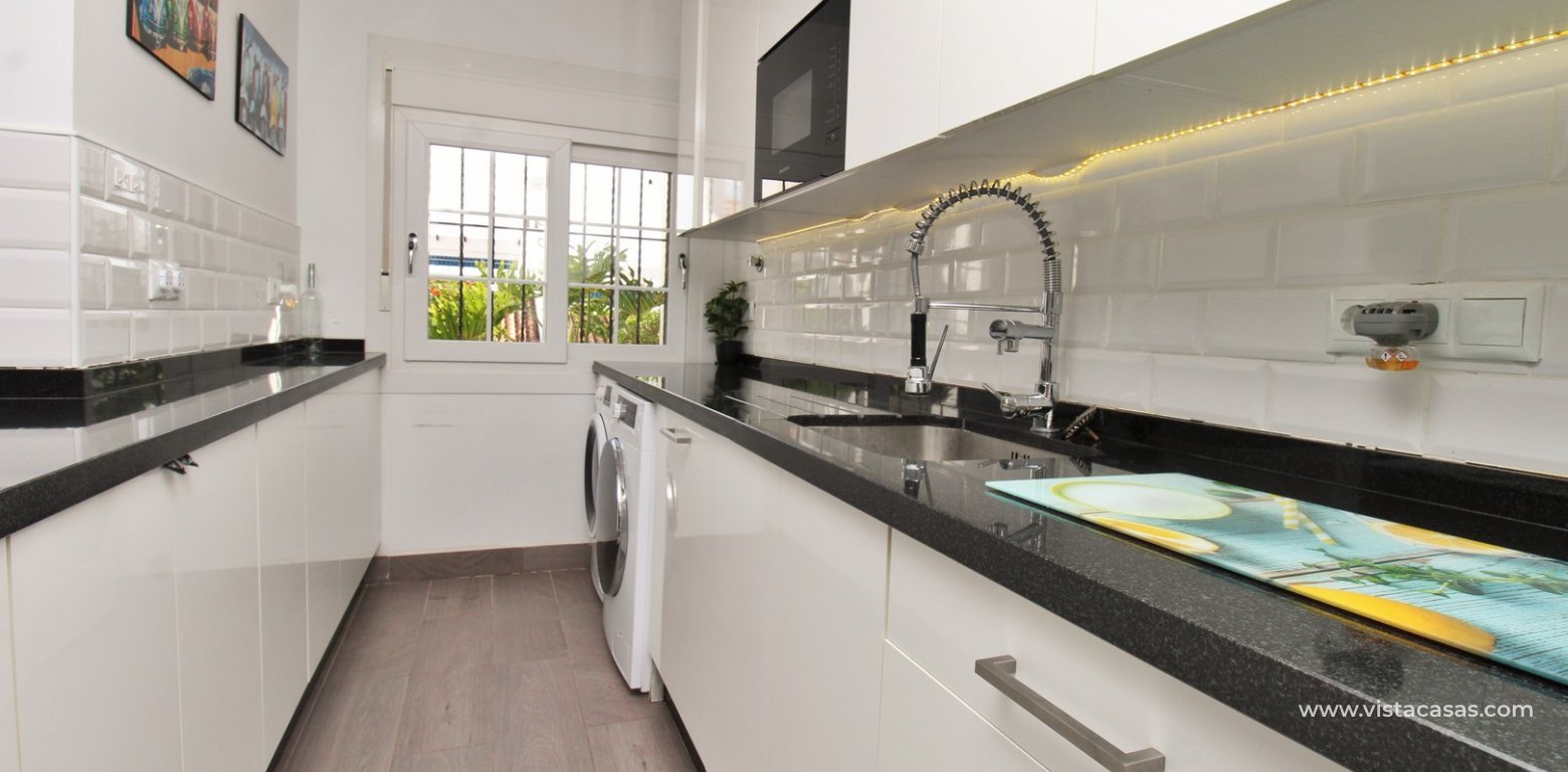 ully renovated 3 bedroom Buhardilla townhouse for sale in Verdemar III Villamartin kitchen 3