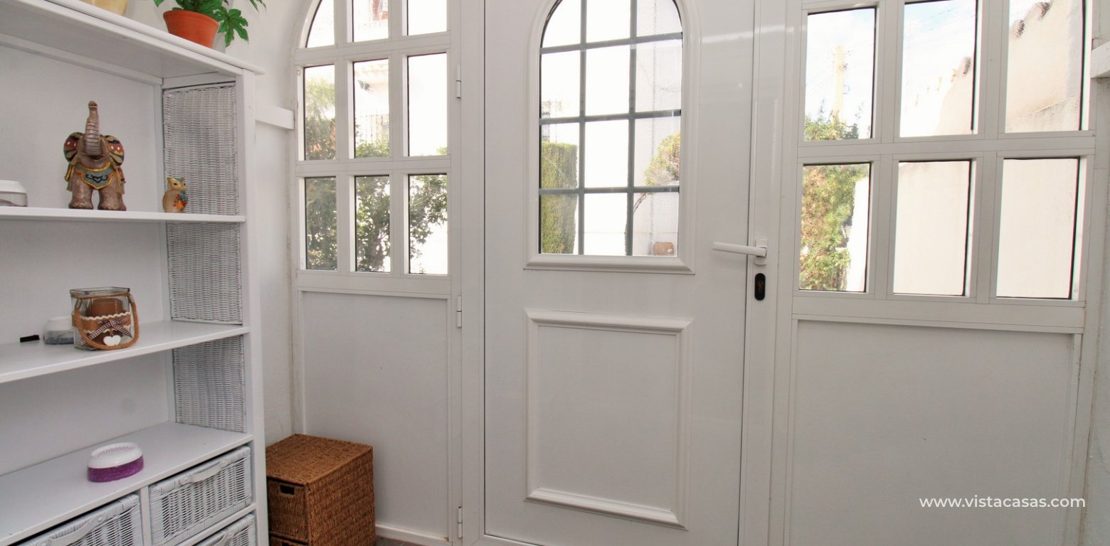 ully renovated 3 bedroom Buhardilla townhouse for sale in Verdemar III Villamartin porch