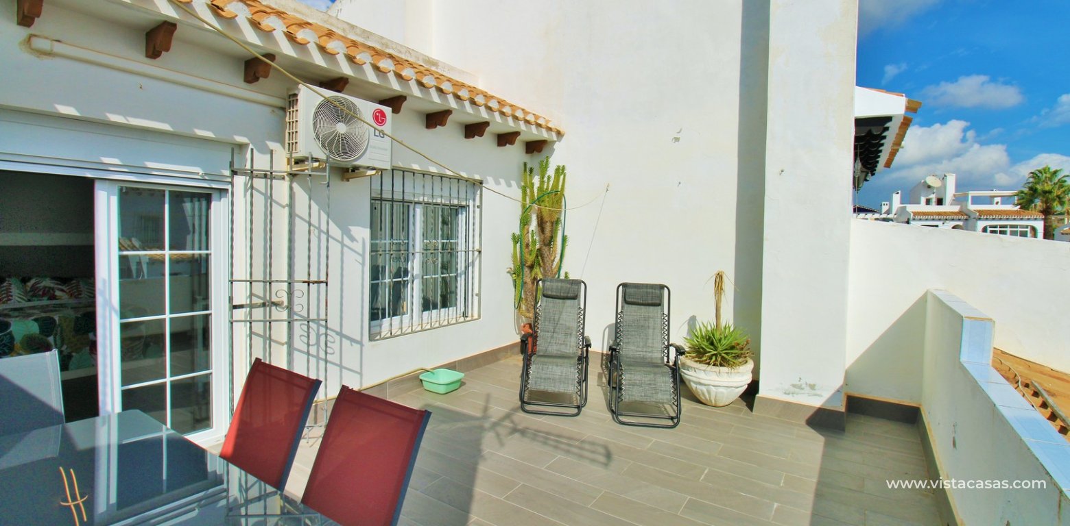 ully renovated 3 bedroom Buhardilla townhouse for sale in Verdemar III Villamartin roof solarium