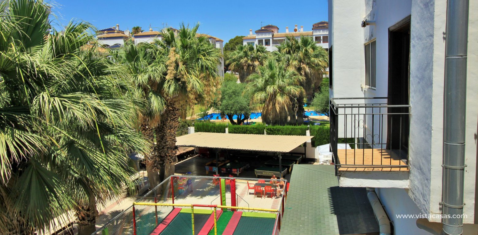 South facing studio apartment for sale in the Villamartin Plaza communal pool view