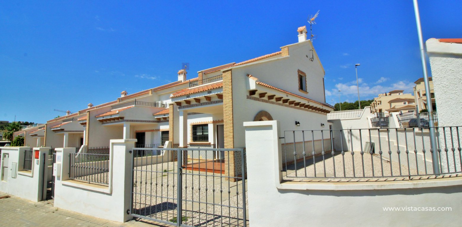 New build townhouse for sale San Miguel Villamartin Los Alcores Village driveway