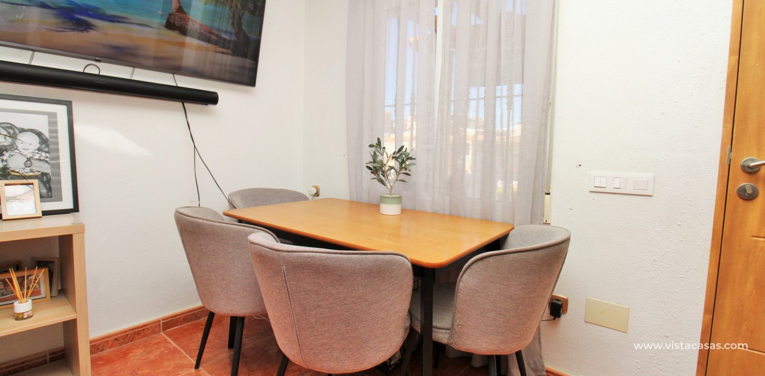 3 Bedroom Quad House with Solar Panels for sale in Villamartin dining area
