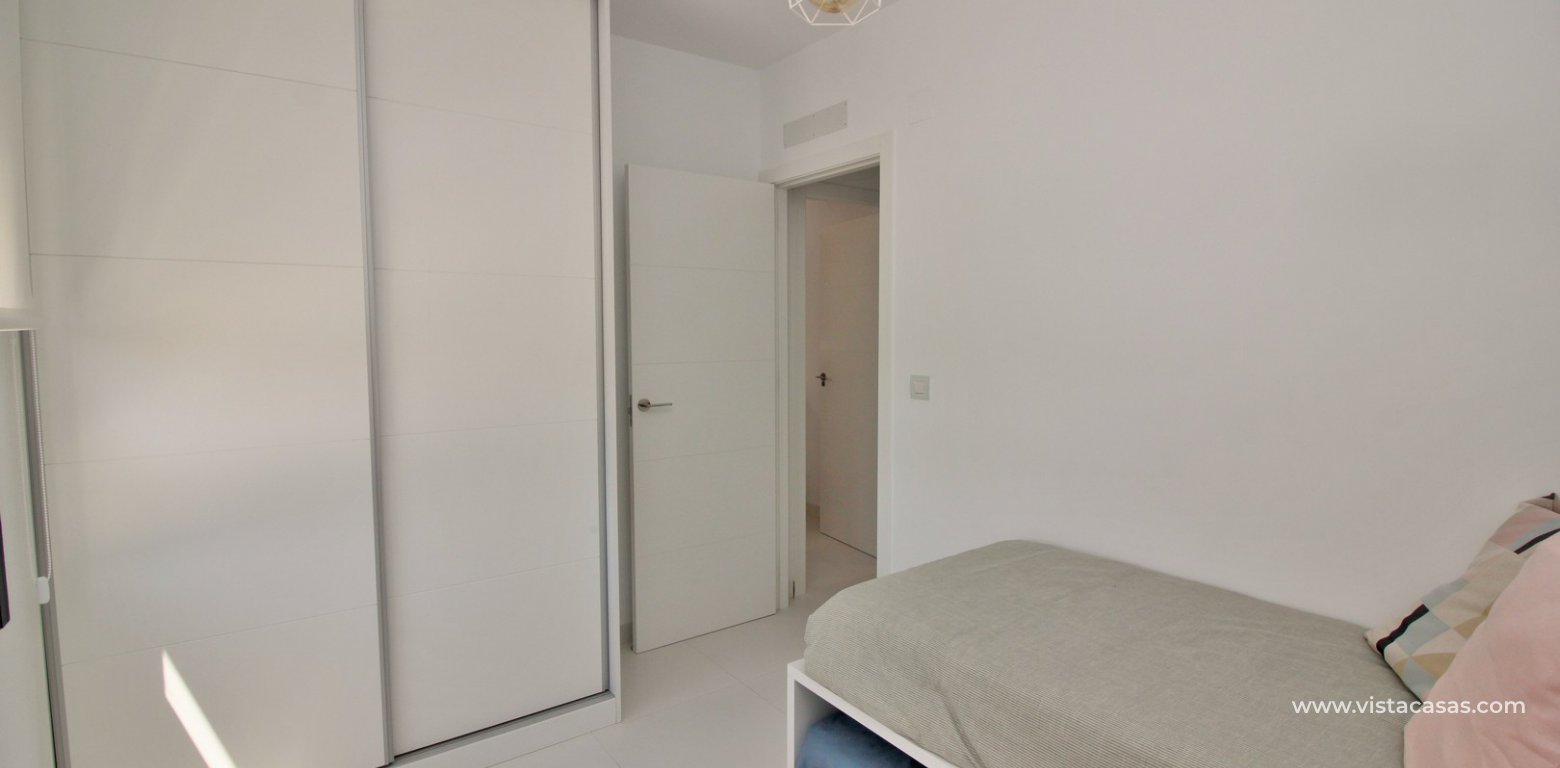 New build apartment San Miguel de Salinas Angelina twin bedroom fitted wardrobes