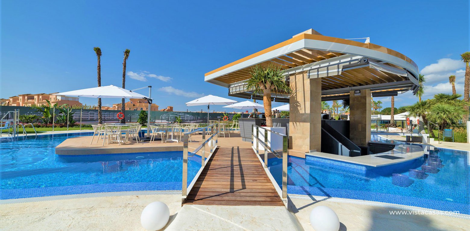 Apartment for sale Flamenca Village Playa Flamenca pool bar bridge