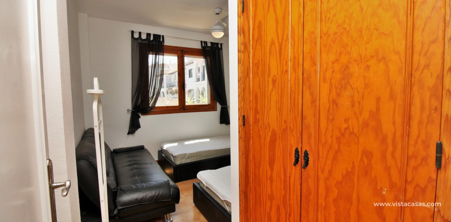 South facing apartment for sale Villamartin Plaza twin bedroom fitted wardrobe