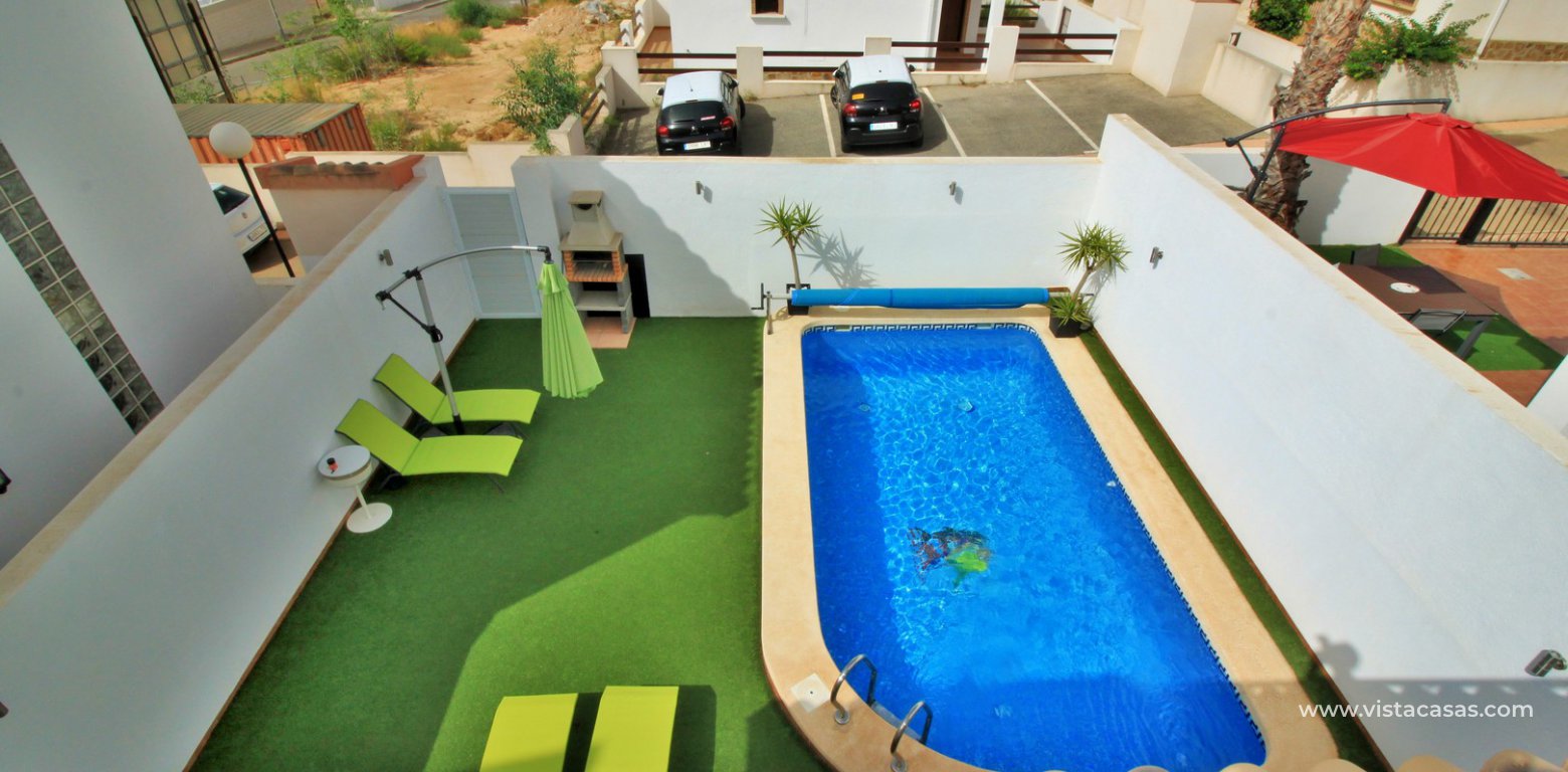 Detached villa for sale with private pool Pau 8, Villamartin garden view