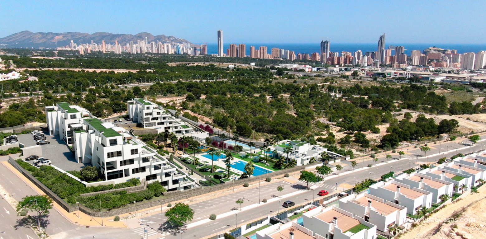 New build apartments for sale Seascape Resort Finestrat views of benidorm