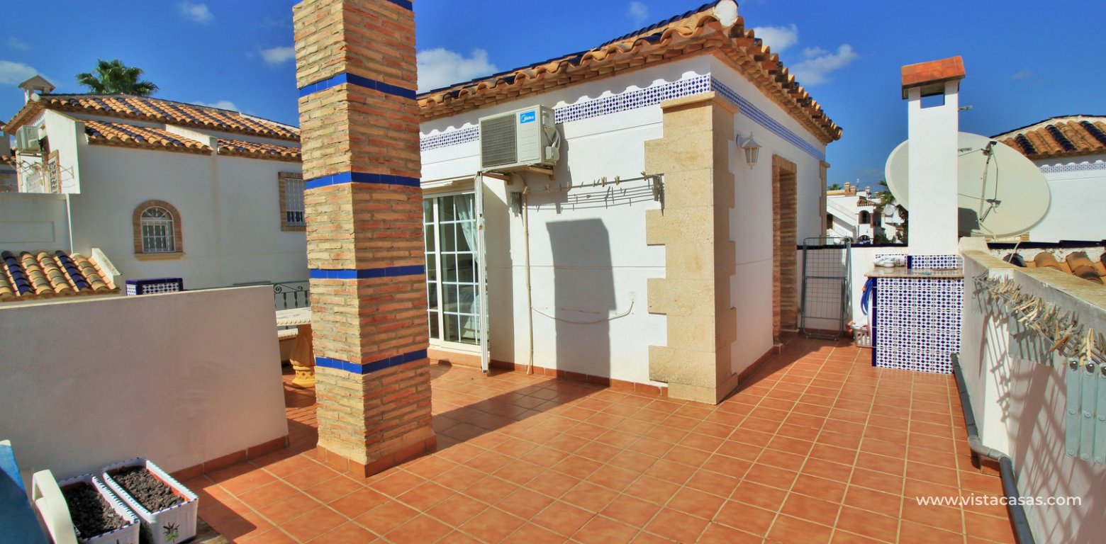 Detached villa for sale Las Violetas Villamartin roof terrace