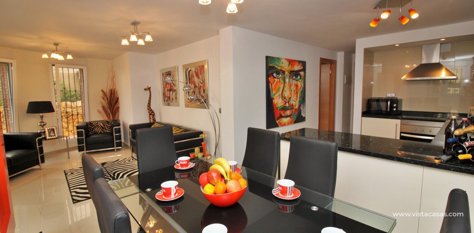 5 bedroom detached villa with garage for sale in Pinada Golf Villamartin annex lounge diner