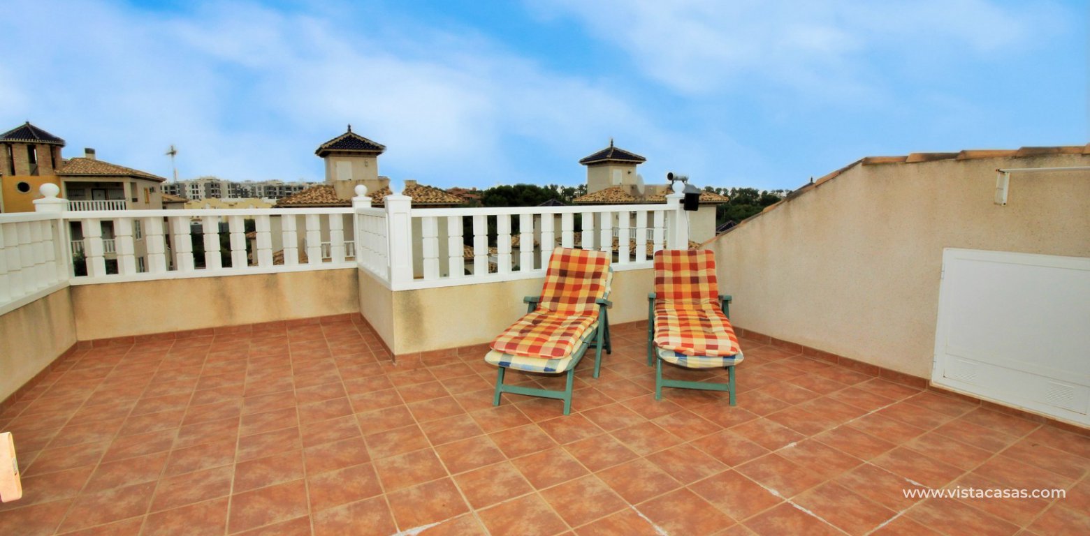 5 bedroom detached villa with garage for sale in Pinada Golf Villamartin solarium