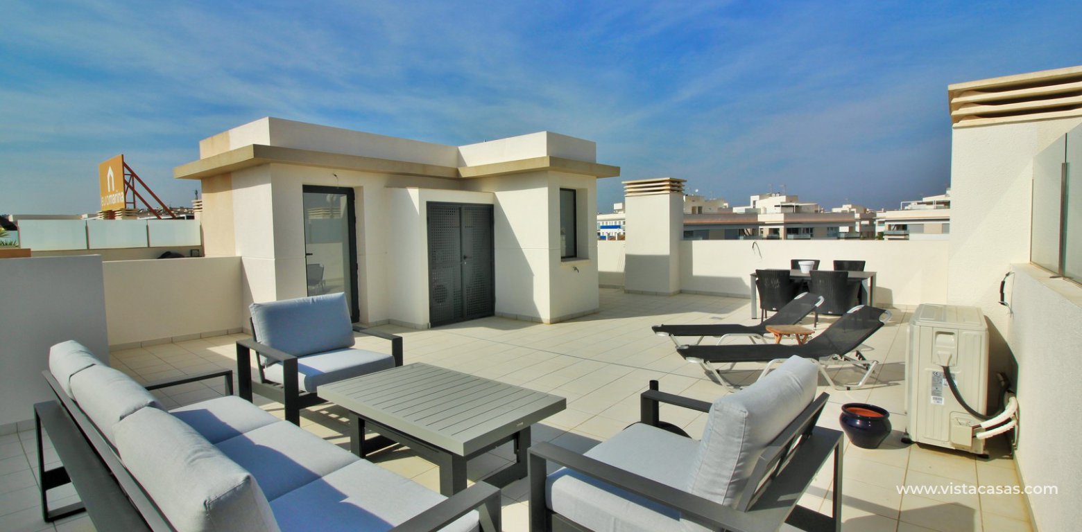 Penthouse apartment for sale Zenia Beach II Los Dolses roof solarium