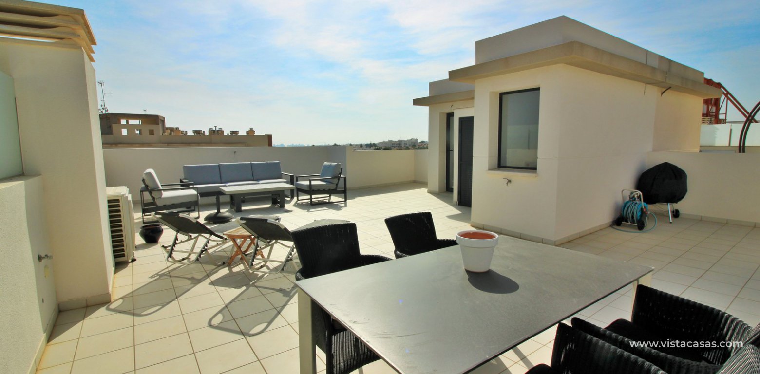 Penthouse apartment for sale Zenia Beach II Los Dolses roof terrace 2