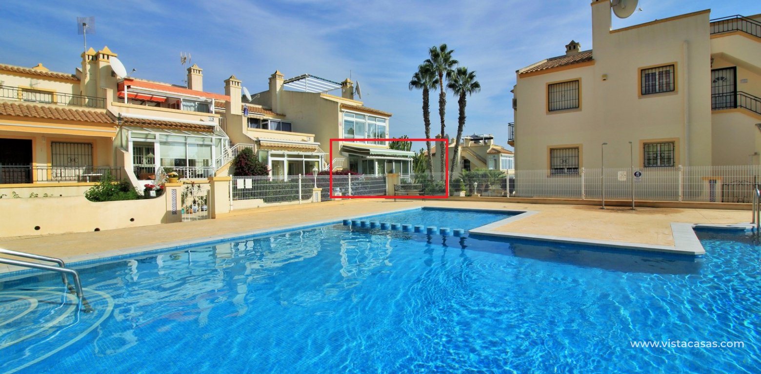 South facing ground floor apartment with pool views for sale Valencia Norte Villamartin