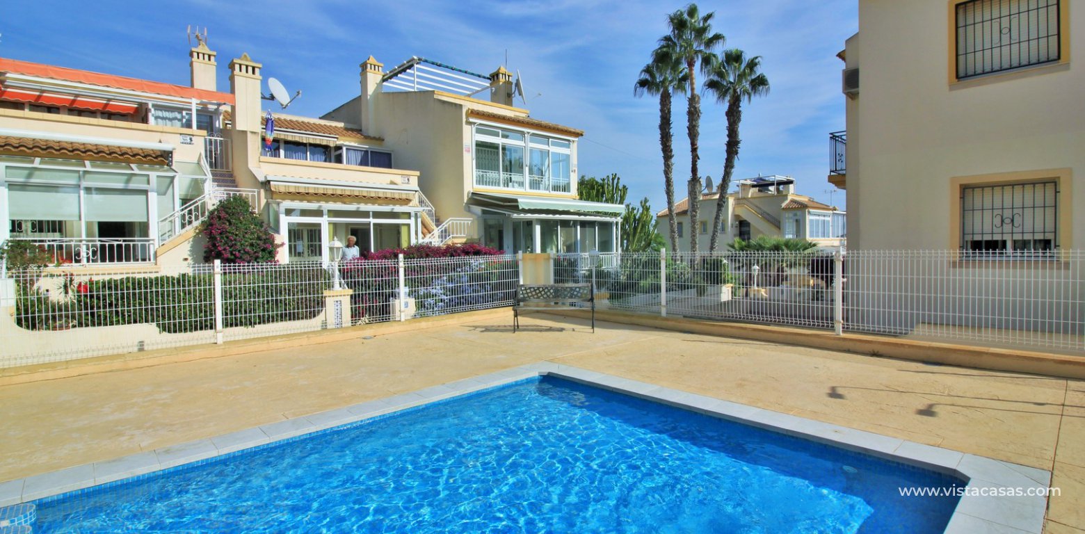 South facing ground floor apartment with pool views for sale Valencia Norte Villamartin pool view