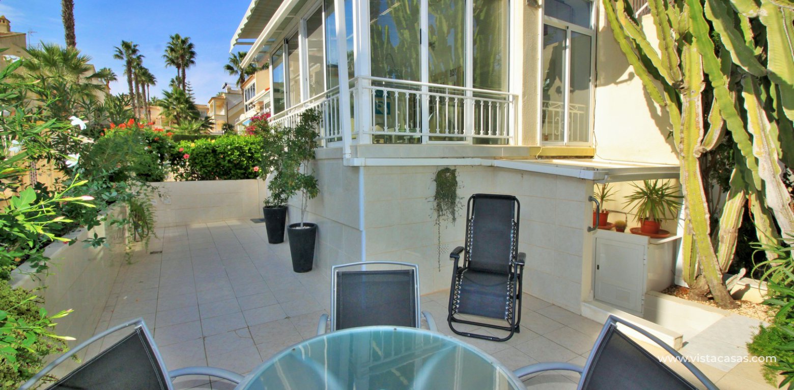 South facing ground floor apartment with pool views for sale Valencia Norte Villamartin L shape garden