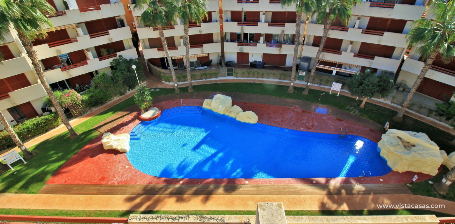South facing penthouse apartment for sale El Rincon Playa Flamenca solarium pool view