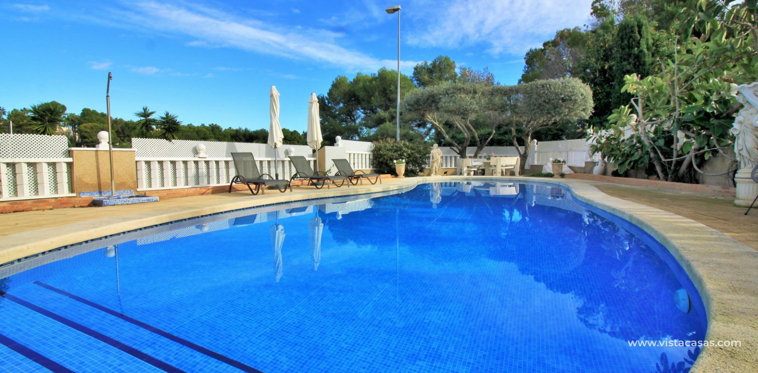 Detached villa with private pool and garage for sale Pinada Golf I Villamartin pool