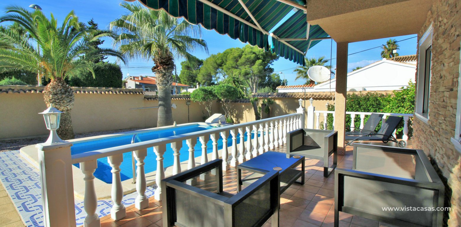 Detached villa with private pool for sale Los Balcones terrace