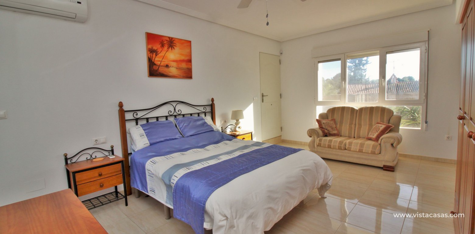 Detached villa with private pool for sale Los Balcones master bedroom