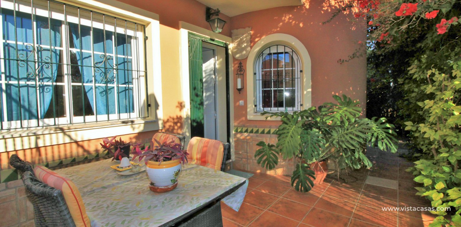 4 bedroom villa with private pool for sale Playa Flamenca Villas San Luis terrace