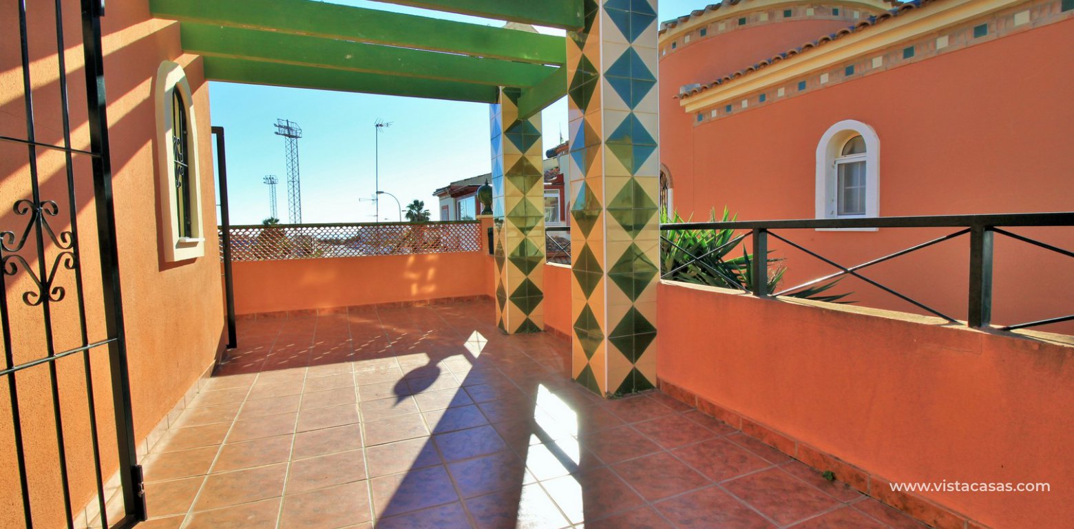 4 bedroom villa with private pool for sale Playa Flamenca Villas San Luis roof solarium