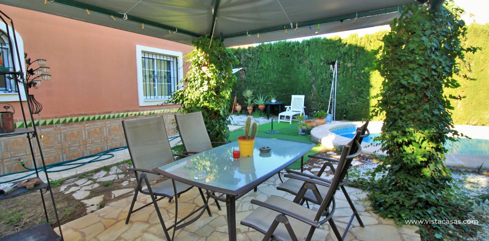 4 bedroom villa with private pool for sale Playa Flamenca Villas San Luis garden 3