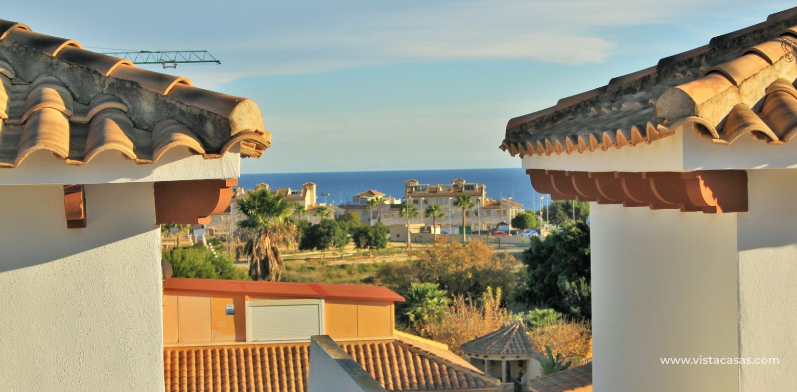 Townhouse for sale overlooking the pool R15 La Ciñuelica Punta Prima sea view