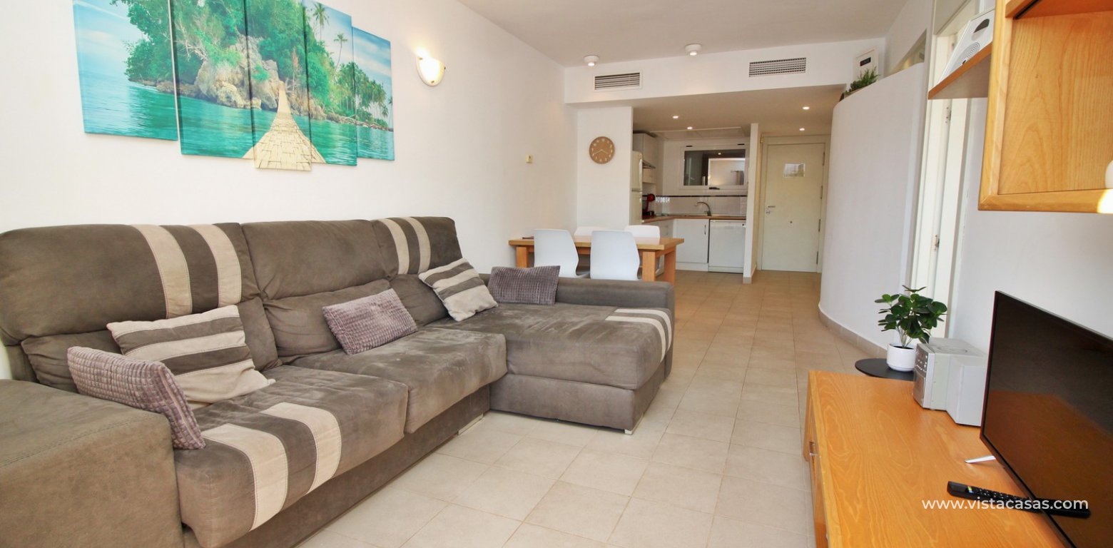Apartment for sale overlooking the pool El Rincon Playa Flamenca Tourist Licence lounge