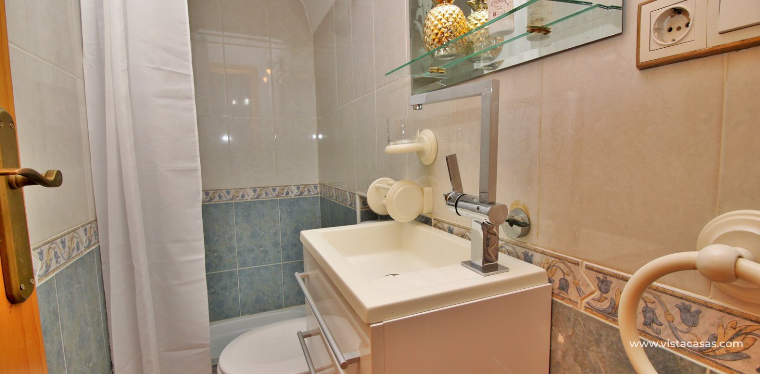 Townhouse for sale with pool in Los Altos downstairs bathroom