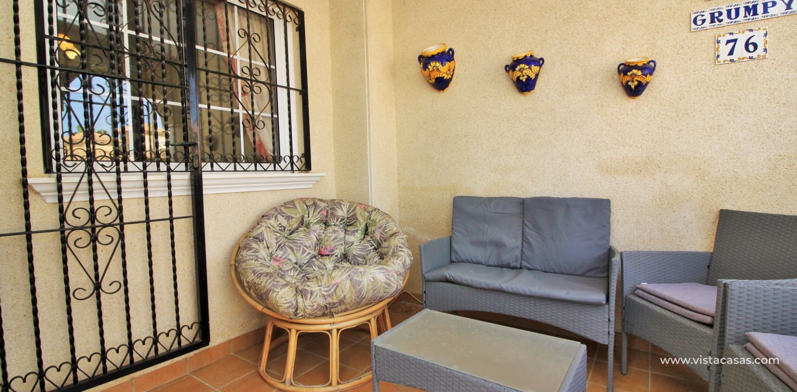 3 bedroom zodiaco townhouse for sale Villamartin Zodiaco vi porch