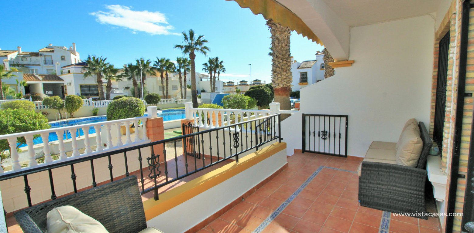 Ground floor apartment overlooking the pool for sale R20 Los Dosles terrace