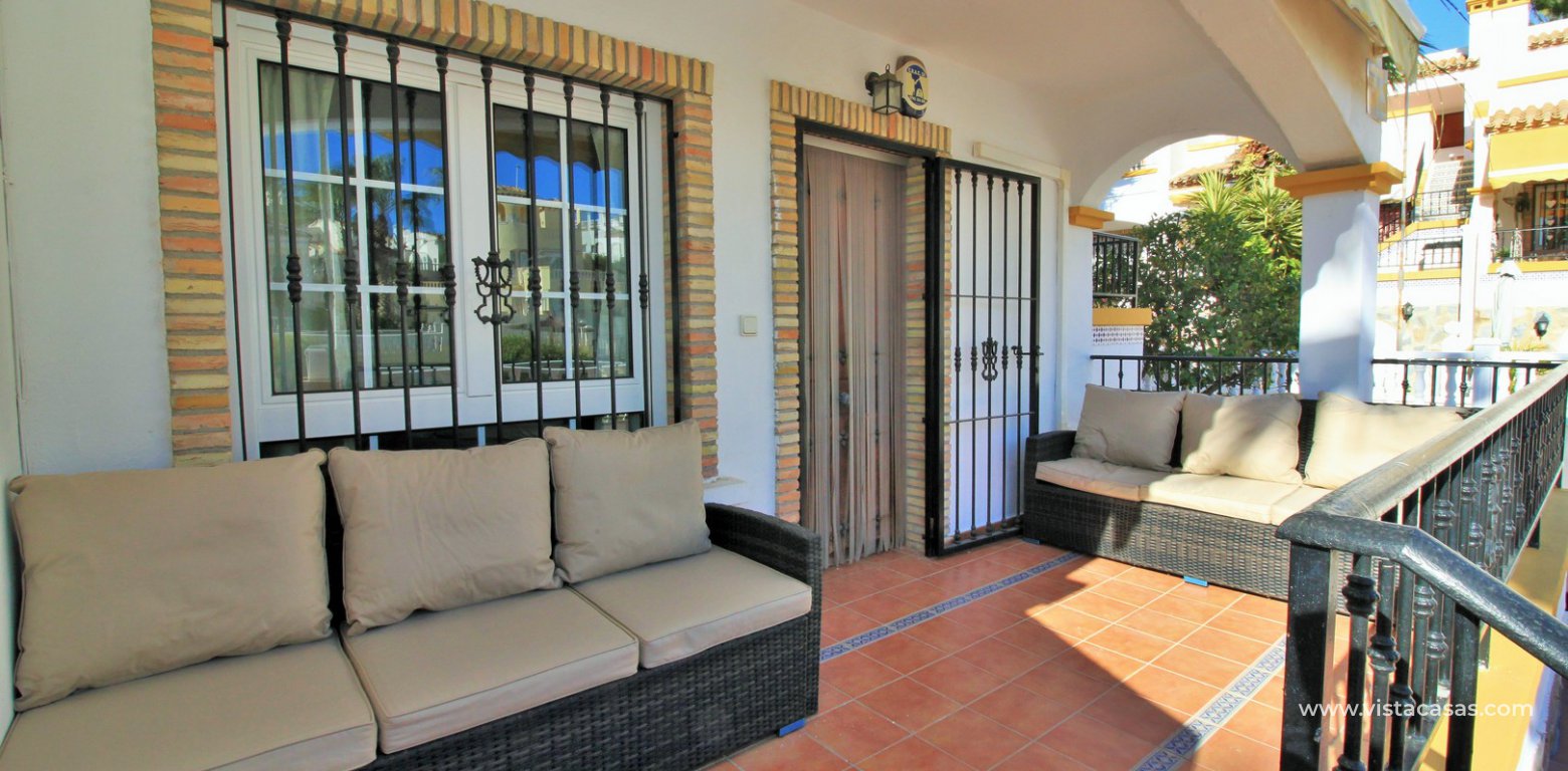Ground floor apartment overlooking the pool for sale R20 Los Dosles terrace 2