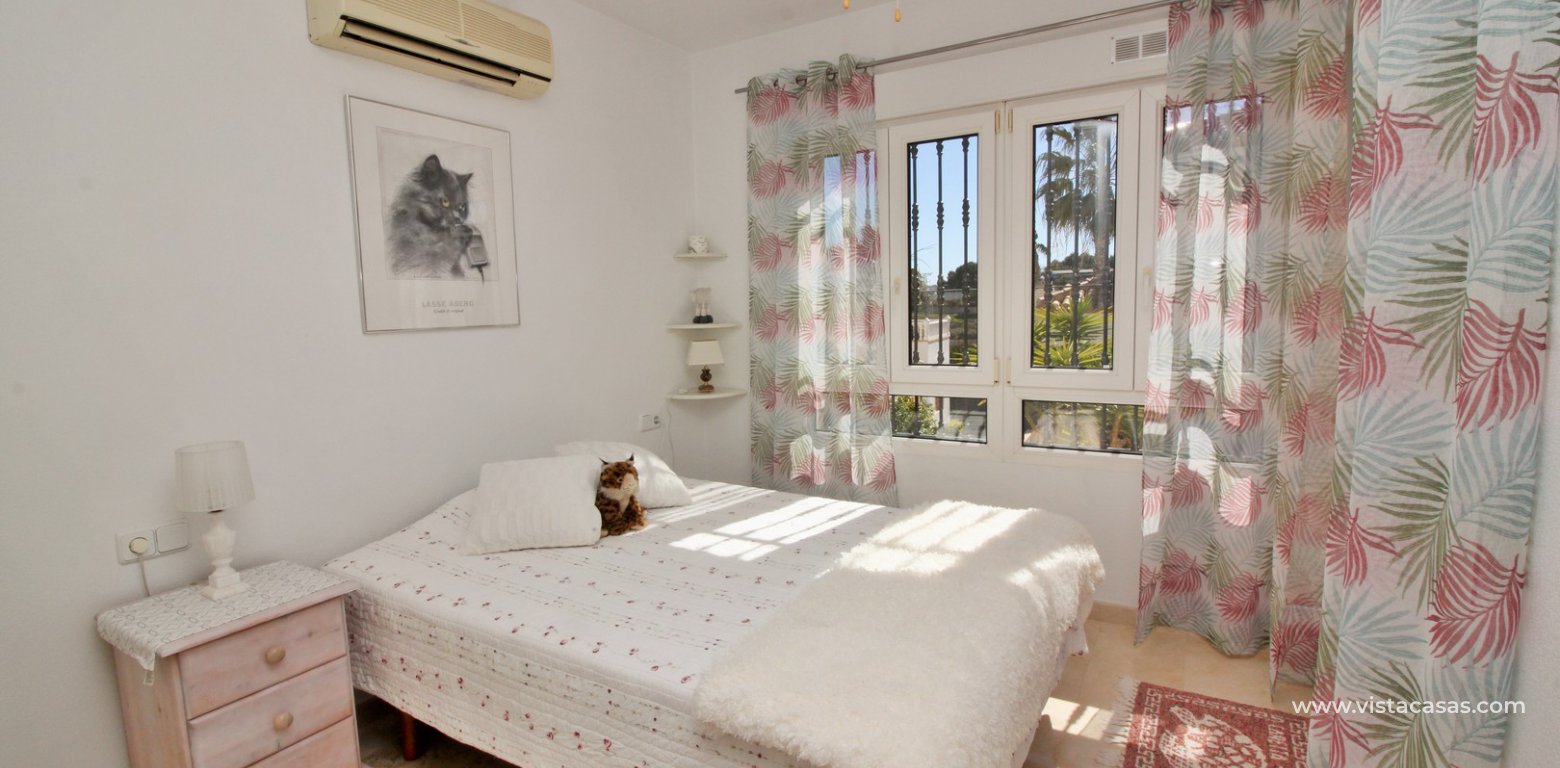 South facing detached villa with private pool for sale Los Dolses master bedroom