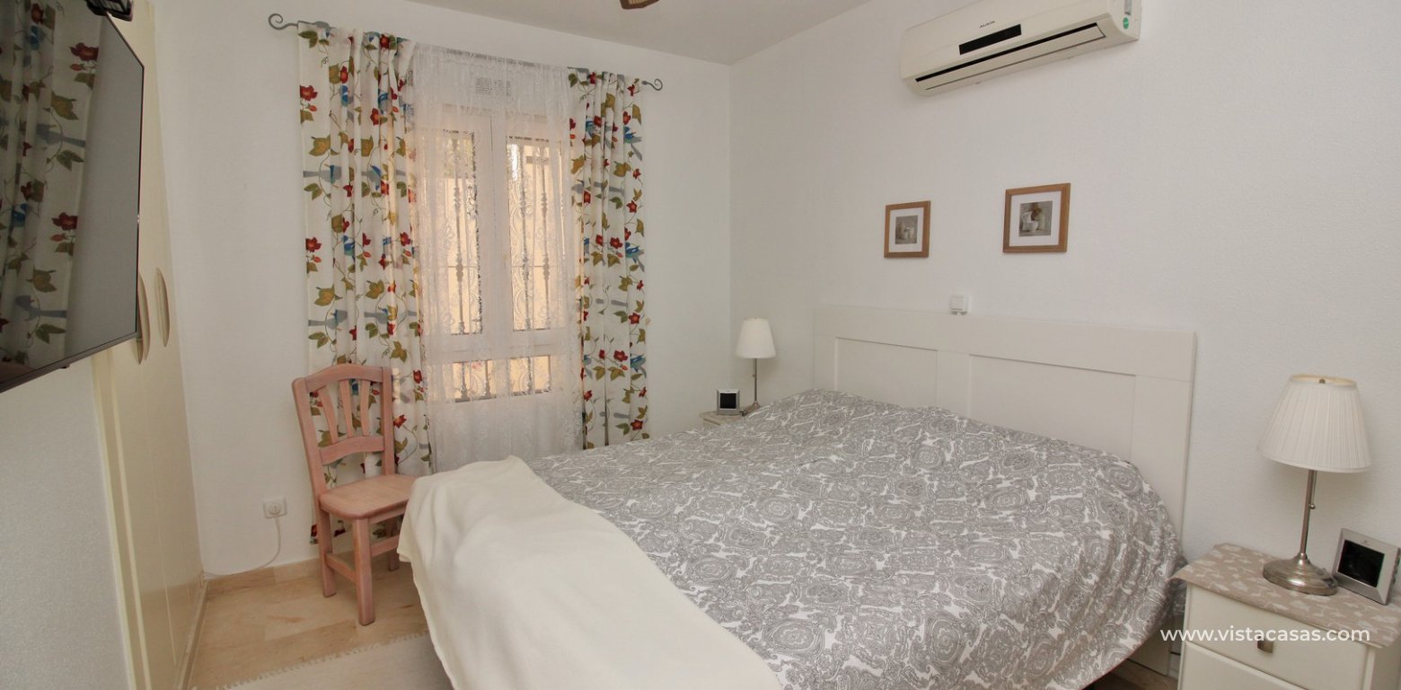 South facing detached villa with private pool for sale Los Dolses double bedroom